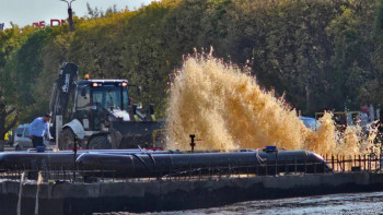 Фотография к новости: Екібастұзда құбыр жарылды. Ертең түске дейін ақау жойылады - әкім