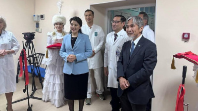 Астанада Жапония үкіметі сыйға берген медициналық аппарат орналастырылды