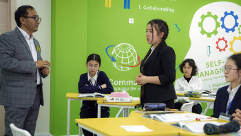 Фотография к новости: «Үздік педагог» республикалық байқауының екінші кезеңі өтіп жатыр