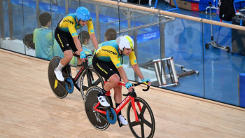 Фотография к новости: Велотректен ерлер құрамасы - Азия ойындарының қола жүлдегері атанды