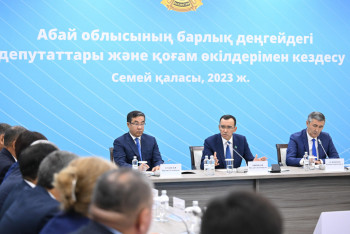 Фотография к новости: Сенат төрағасы Абай облысының тұрғындарымен кездесті