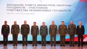 Фотография к новости: ТМД-ға мүше елдердің Қорғаныс министрлері кеңесінің отырысы өтті