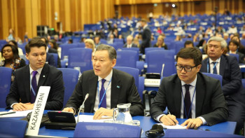 Фотография к новости: Қазақстан АЭХА мүше мемлекеттерінің егеменді теңдігін қалпына келтіруге күш салуда