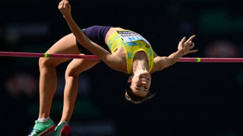 Фотография к новости: Дубовицкая биіктікке секіруден қола жүлде еншіледі