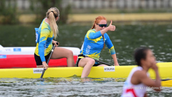 Фотография к новости: Ескек есуден жұптық сайыста отандастарымыз тағы күміс жүлде еншіледі