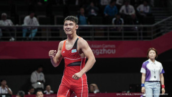 Фотография к новости: Азиада-2023: Отандық палуан ел қоржынына 1 күміс медаль салды