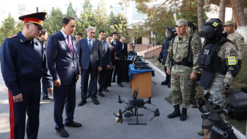 Фотография к новости: Полиция бөлімдерінің материалдық-техникалық базасы жаңартылуда