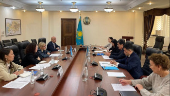 Фотография к новости: Экология және табиғи ресурстар министрі БҰҰДБ-ның Қазақстандағы Тұрақты өкілімен кездесті