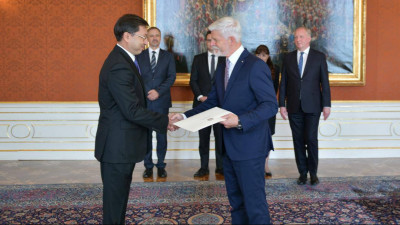 Чехия Президентіне сенім грамоталары тапсырылды
