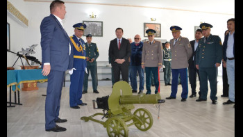 Фотография к новости: Әуе қорғанысы күштері әскери институтының мұражайы эксклюзивті экспонаттармен толықты