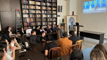 Фотография к новости: Ереванда «Қазақстандық тартылыс күші» деректі фильмі көрсетілді