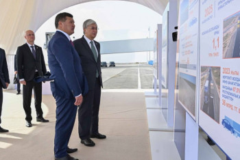 Фотография к новости: Мемлекет басшысы «Қорқыт ата» әуежайының жаңа терминалымен танысты