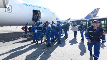 Фотография к новости: Құтқарушылар жасағы Ауғанстанға кетті