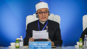 Фотография к новости: Әлем дәл қазір даналық, ақыл-ой, парасатқа аса мұқтаж  - Назир Мұхаммед