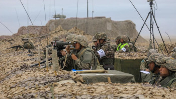 Фотография к новости: Құрлық әскерлерінде тактикалық оқу-жаттығулар өткізілді