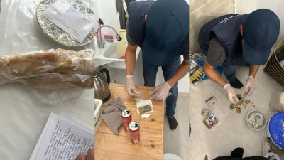 Атырау полицейлері есірткі және бекіре балығын сақтаған күдіктіні ұстады