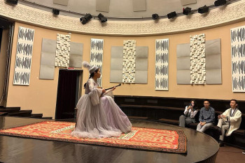 Фотография к новости: Алматыда Шәкәрімнің 165 жылдығына арналған музыкалық кеш өтті