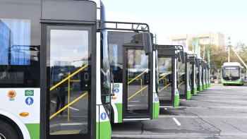 Фотография к новости: Қызылордада қоғамдық көлік қатарына тағы 50 автобус қосылды