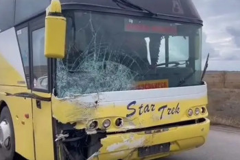 Фотография к новости: Қарағанды облысында жол апатынан екі жолаушы көз жұмды