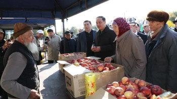 Фотография к новости: Таразда қырғызстандық тауар өндірушілердің жәрмеңкесі өтті