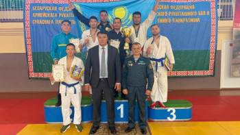 Фотография к новости: Қарулы Күштерінің әскери қызметшілері қоян-қолтық ұрыстан чемпион атанды