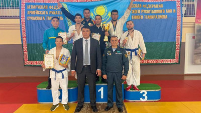 Қарулы Күштерінің әскери қызметшілері қоян-қолтық ұрыстан чемпион атанды