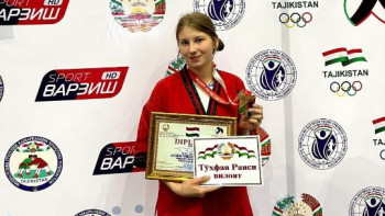 Фотография к новости: Астаналық спортшы Мадина Жомартова белбеу күресінен әлем чемпионы атанды