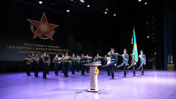 Фотография к новости: «Ел қорғау – нағыз ерлердің ісі» республикалық акциясы өтті