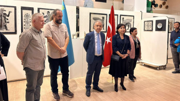 Фотография к новости: Елордада түрік суретшілерінің көрмесі өтіп жатыр