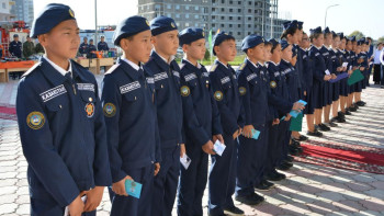 Фотография к новости: Елімізде жас құтқарушылардың кезекті кадет сыныбының ашылды