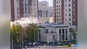 Фотография к новости: Астанада мейрамхана өртенді