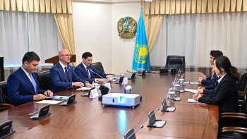 Фотография к новости: Роман Скляр кореялық Doosan Enerbility компаниясының өкілімен кездесті