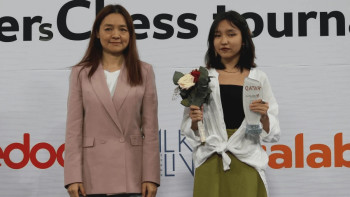 Фотография к новости: Алуа Нұрманова Qatar Masters Open бәсекесінде жүлдегер атанды