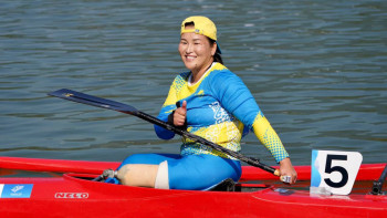 Фотография к новости: Жаңыл Балтабаева пара Азия ойындарының қола жүлдегері