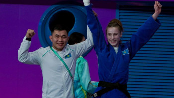 Фотография к новости: Даяна Федосова Азия Пара ойындарында дзюдодан қола жүлдегер атанды