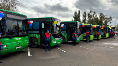 Республика күніне орай Оралда жаңа автобустар пайдалануға берілді