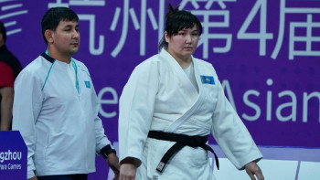 Фотография к новости: Дзюдошы Зарина Райфова Азия пара ойындарының күміс жүлдегері атанды