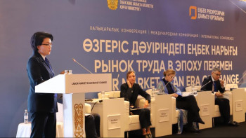 Фотография к новости: Дүйсенова: Жаңа сын-тегеуріндердің барлығы – қазіргі еңбек нарығының бейнесі