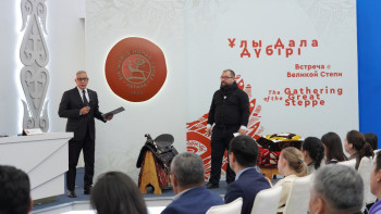 Фотография к новости: 5-ші Дүниежүзілік көшпенділер ойындарының ресми логотипі таныстырылды