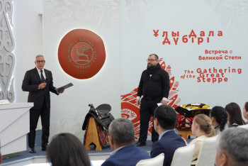 Фотография к новости: 5-ші Дүниежүзілік көшпенділер ойындарының ресми логотипі таныстырылды