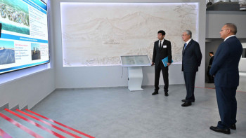 Фотография к новости: Президент Жетісу облысының туристік әлеуетімен танысты