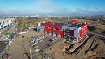 Фотография к новости: Алматыда жаңа өрт сөндіру депосы мерзімінен бұрын ашылады