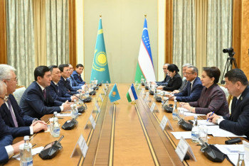 Фотография к новости: Қазақстан мен Өзбекстан Парламентаралық ынтымақтастық кеңесінің бірінші отырысы өтті
