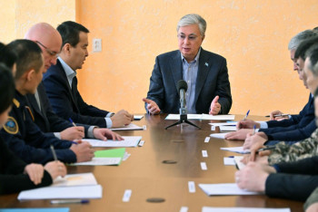 Фотография к новости: Мемлекет басшысы жедел штабтың отырысын өткізді