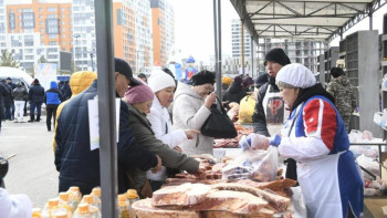 Фотография к новости: Астанада Ақмола облысының жәрмеңкесі өтіп жатыр