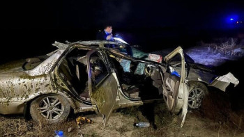 Фотография к новости: Алматы-Өскемен тасжолында жантүршігерлік жол апаты болды