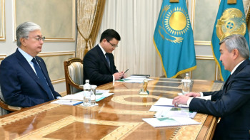 Фотография к новости: Мемлекет басшысы Нұрлан Байбазаровты қабылдады