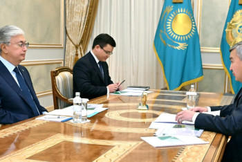 Фотография к новости: Мемлекет басшысы Нұрлан Байбазаровты қабылдады