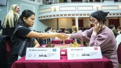 Шахматшы Бибісара Асаубаева әлем чемпионын жеңді