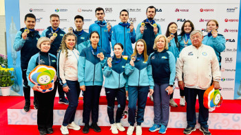 Фотография к новости: Қазақстан мергендері Азия чемпионатында тағы 3 алтын медаль алды